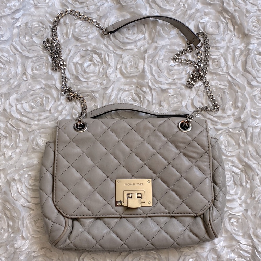 Good condition Michael Kors quilted crossbody bag
